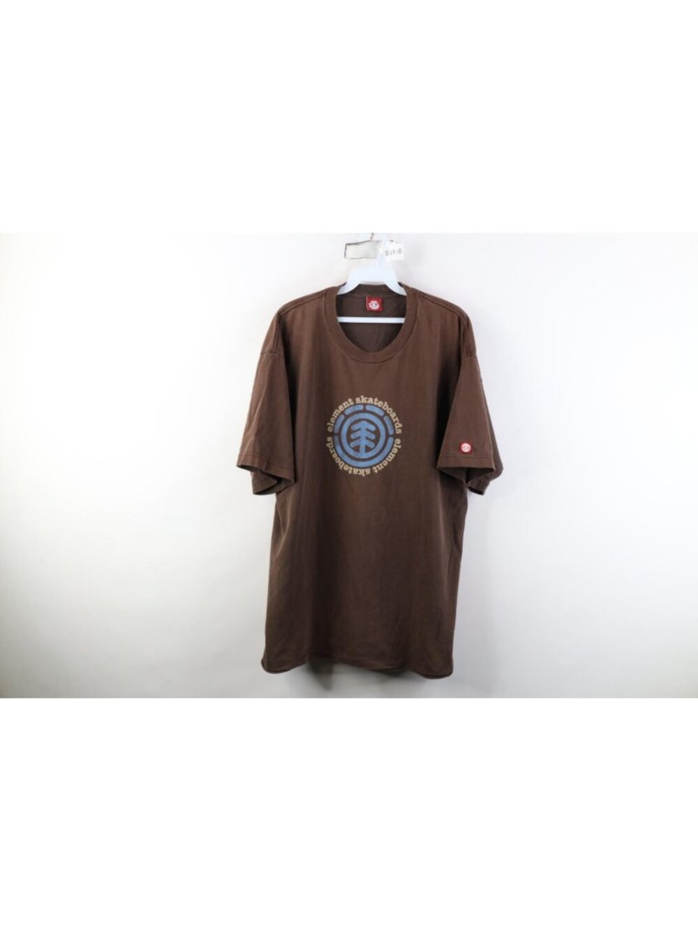 Vintage 90s Y2K Element Skateboards Mens XL Distressed Bam Margera T-Shirt Brown